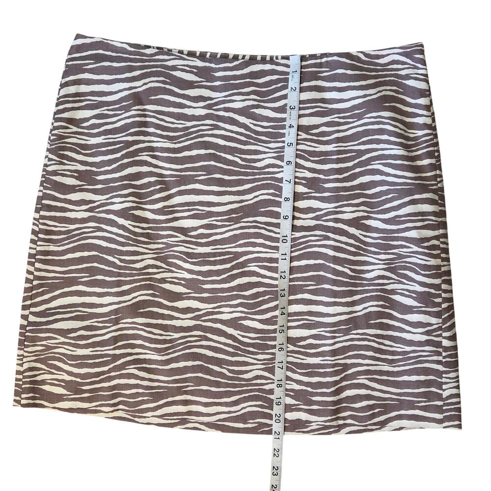 Loft Plus NWT Mini Skirt sz 14 Lined, straight pencil, textured, cotton spandex - Picture 6 of 10